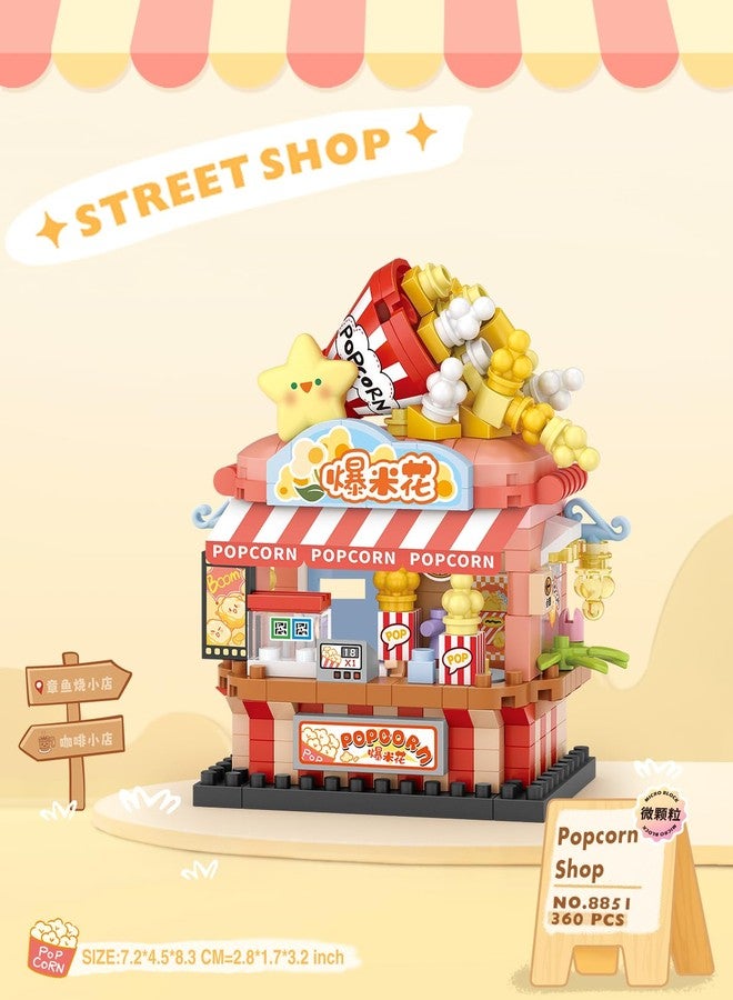 MEIEST 3 Mini City Shop Street View Building Blocks Model Set,Simulation Architecture Collection Particle Construction Building Bricks Toy,Home Decoration - Image 3